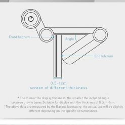 Đèn bàn treo màn hình máy tính Baseus 3 chế độ sáng,tăng giảm cường độ ánh sáng chống mỏi mắt và bảo vệ mắt khỏi ánh sáng xanh, thiết kế sang trọng