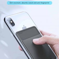 Miếng dán silicone sau lưng điện thoại chứa thẻ card thương hiệu Baseus
