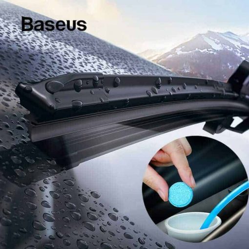 Hộp 12 viên sủi Baseus Auto glass cleaner làm sạch kính chắn gió, cần gạt nước dễ dàng hiệu quả tiết kiệm hơn so với nước rửa kính thông thường