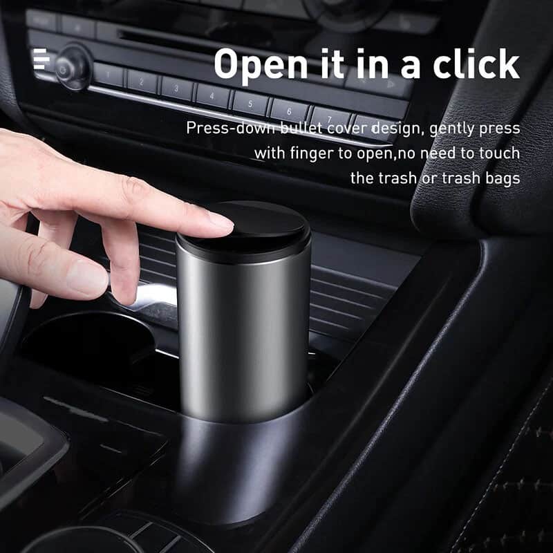 Hộp đựng rác mini Baseus Car Trash Can - Ảnh 6