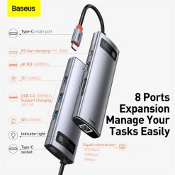 Baseus Hub Metal Gleam 8 In 1 01