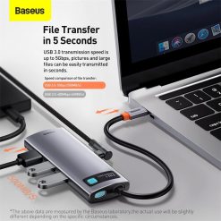 Baseus Hub Metal Gleam 8 In 1 06