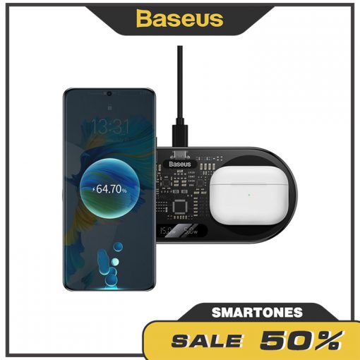 Đế sạc không dây Basesu Digital LED Display