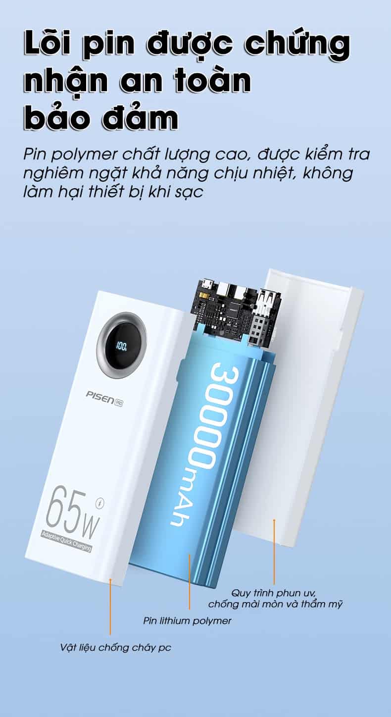 Sạc Dự Phòng Pisen Pro 12