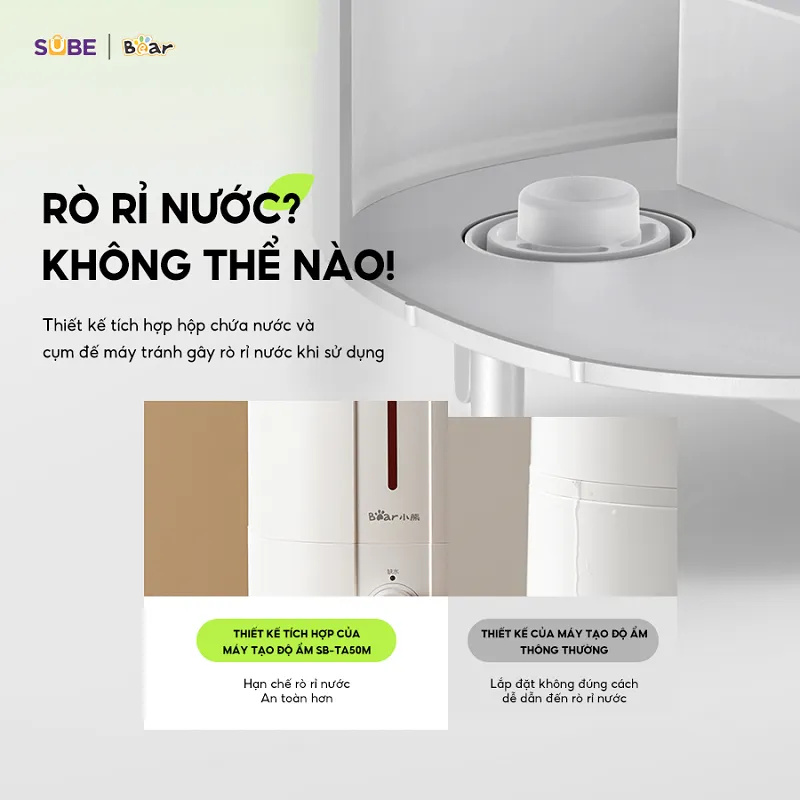 Máy tạo độ ẩm Bear phun sương SB-TA50M 5L - Ảnh 6