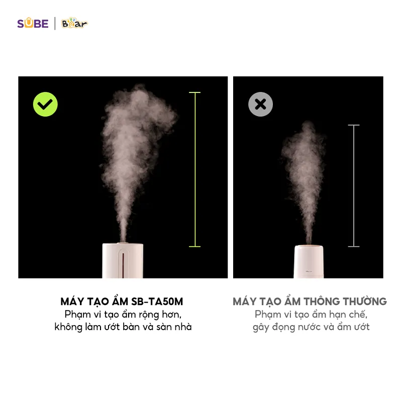 Máy tạo độ ẩm Bear phun sương SB-TA50M 5L - Ảnh 9