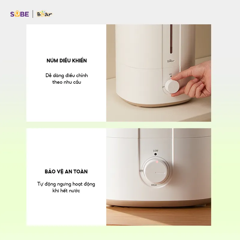 Máy tạo độ ẩm Bear phun sương SB-TA50M 5L - Ảnh 4