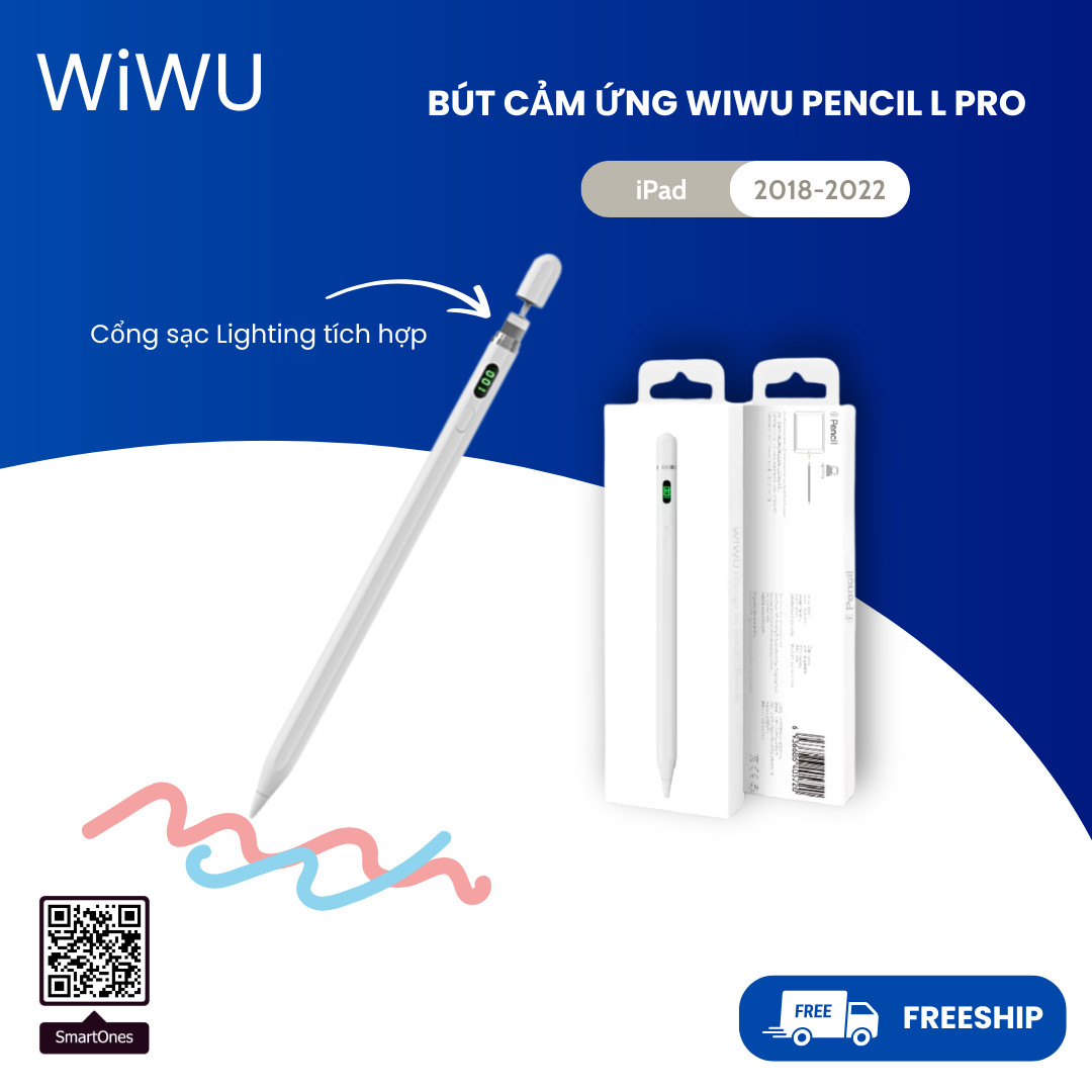 Bút cảm ứng Wiwu Pencil L Pro cho iPad