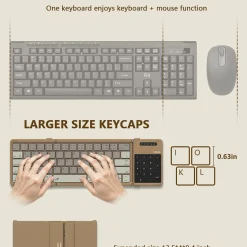 Bàn phím gấp gọn Nillkin Portable Cube Pocket Keyboard 64 phím