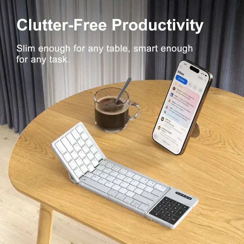 Bàn phím gấp gọn Nillkin Portable Cube Pocket Keyboard 64 phím
