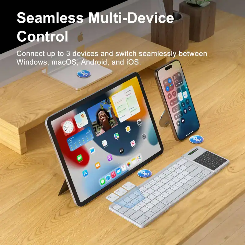 Bàn phím gấp gọn Nillkin Portable Cube Pocket Keyboard 64 phím
