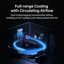 Quạt Để Bàn lọc không khí Jisulife Pro3 Pin 10.000mAh, hoạt động 9 giờ