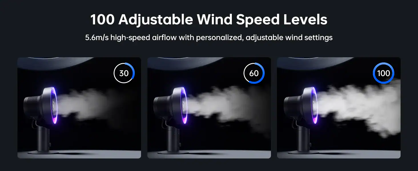 Quạt Để Bàn lọc không khí Jisulife Pro3 Pin 10.000mAh, hoạt động 9 giờ