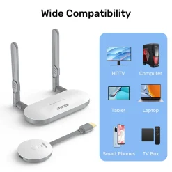 Bộ phát và thu HDMI không dây Unitek V1183A hỗ trợ HDMI, VGA Full HD