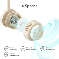 Quạt Đeo Cổ Di Động JISULIFE Neck Fan Life 1 FA25