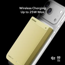 Pin dự phòng Momax 1-Power S.Pass² 10000mAh Qi2 25W công nghệ pin bán thể rắn SSB ( IP163)