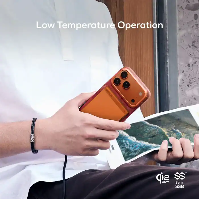 Pin dự phòng Momax 1-Power S.Pass² 10000mAh Qi2 25W công nghệ pin bán thể rắn SSB ( IP163)