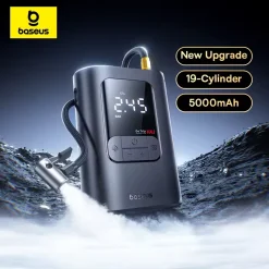 Máy bơm lốp ô tô không dây siêu nhỏ Baseus GoTrip VA1 (19 xi lanh, 82W)