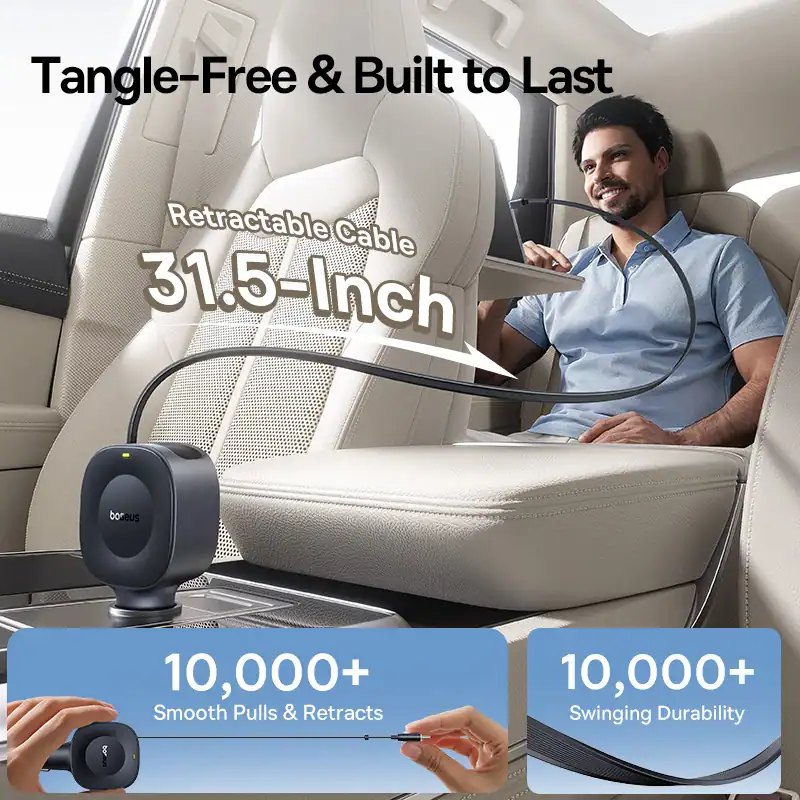Tẩu Sạc Cho Ô Tô Baseus PrimeTrip VR2 30W ( Tích hợp cáp )