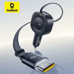 Tẩu Sạc Cho Ô Tô Baseus PrimeTrip VR2 30W ( Tích hợp cáp )