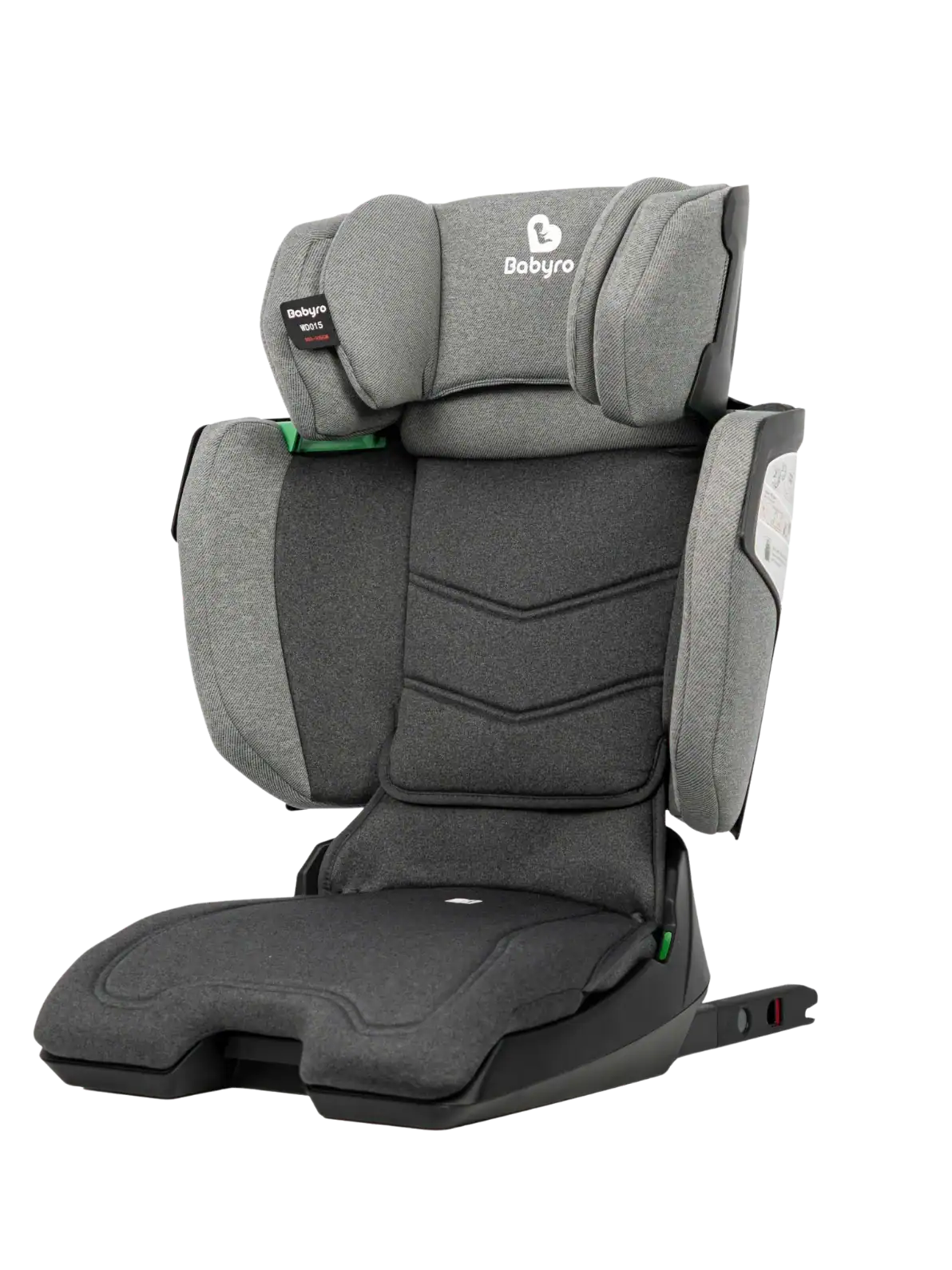 Ghế trẻ em trên ô tô Babyro I-trek gấp gọn ( isofix, cho trẻ 3-12 tuổi ) Bảo hành 9 năm