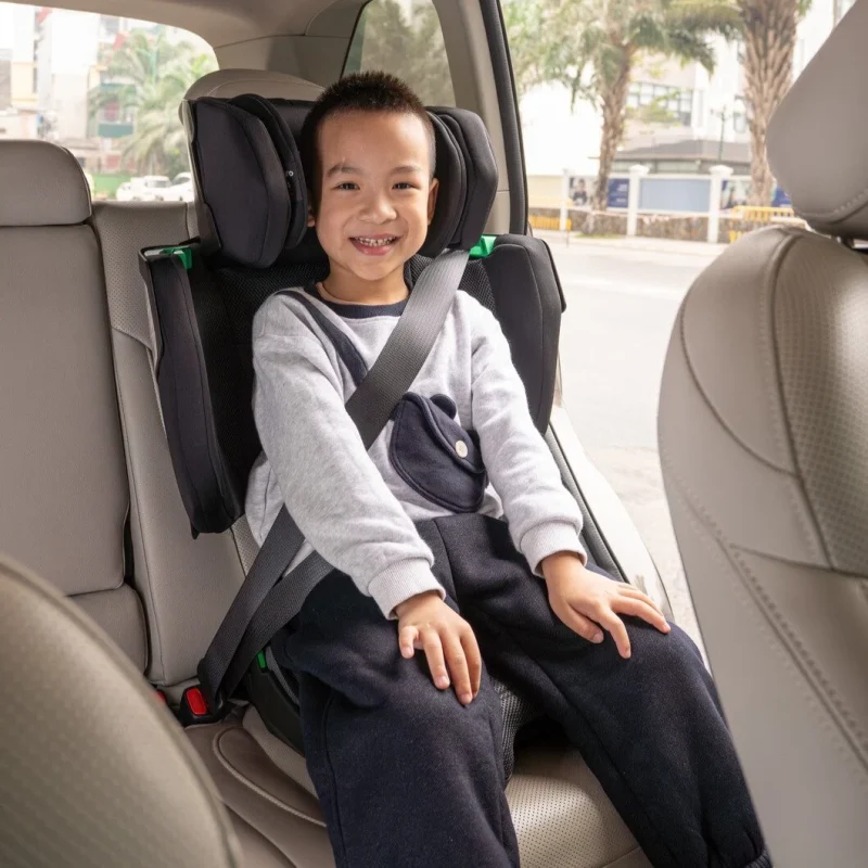 Ghế trẻ em trên ô tô Babyro I-trek gấp gọn ( isofix, cho trẻ 3-12 tuổi ) Bảo hành 9 năm