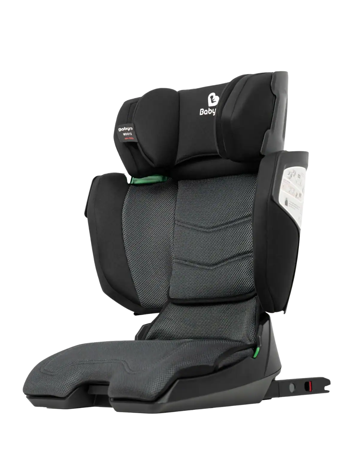 Ghế trẻ em trên ô tô Babyro I-trek gấp gọn ( isofix, cho trẻ 3-12 tuổi ) Bảo hành 9 năm