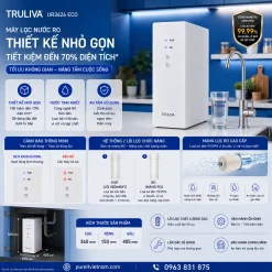 Máy Lọc Nước Âm Tủ Bếp Truliva UR3626 Eco