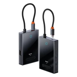 Hub Mở Rộng Kết Nối Đa Năng Baseus PioneerJoy 8 in 1 ( kết nối 4 màn hình HDMI, DP , VGA)