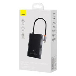 Hub Mở Rộng Kết Nối Đa Năng Baseus PioneerJoy 8 in 1 ( kết nối 4 màn hình HDMI, DP , VGA)