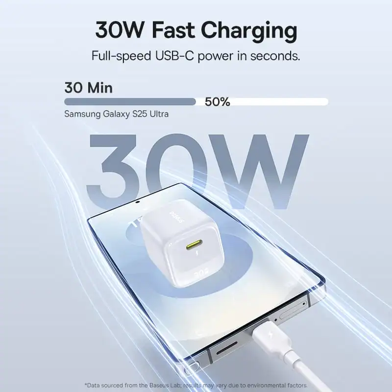 Củ sạc nhanh Baseus EnerFill FN22 Fast Charger 1C 30W