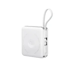 Pin dự phòng WiWU Mag Plus XF17 3 in 1 ( 10.000mAh | 20W | Sạc đồng hồ | Tai nghe | Từ Tính | Chuẩn CCC)