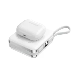 Pin dự phòng WiWU Mag Plus XF17 3 in 1 ( 10.000mAh | 20W | Sạc đồng hồ | Tai nghe | Từ Tính | Chuẩn CCC)
