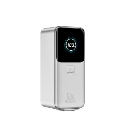 Pin dự phòng WIWU Power Mega PM501 tích hợp chân sạc 3 in 1 ( 15000mAh | 67W | Cáp C | Chuẩn CCC)