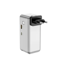 Pin dự phòng WIWU Power Mega PM501 tích hợp chân sạc 3 in 1 ( 15000mAh | 67W | Cáp C | Chuẩn CCC)