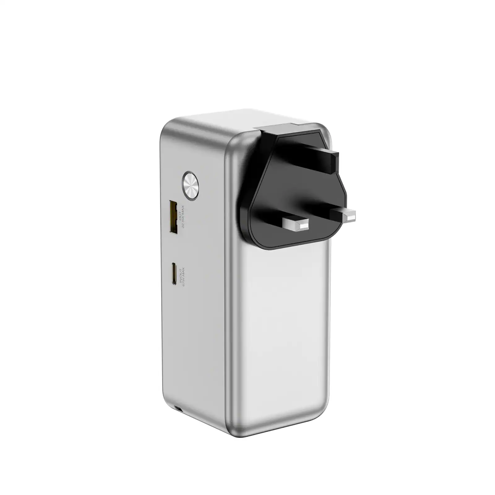 Pin dự phòng WIWU Power Mega PM501 tích hợp chân sạc 3 in 1 ( 15000mAh | 67W | Cáp C | Chuẩn CCC)