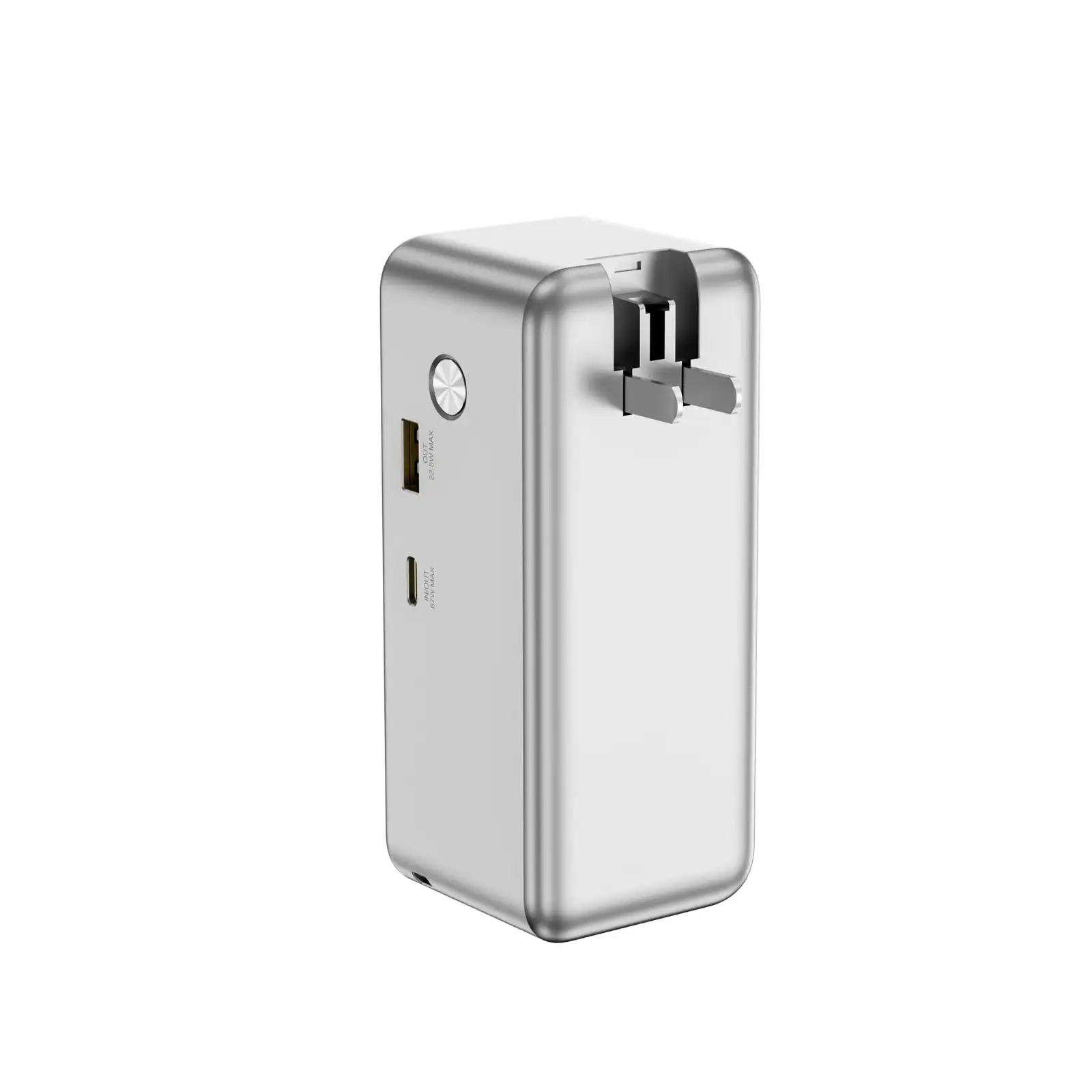 Pin dự phòng WIWU Power Mega PM501 tích hợp chân sạc 3 in 1 ( 15000mAh | 67W | Cáp C | Chuẩn CCC)
