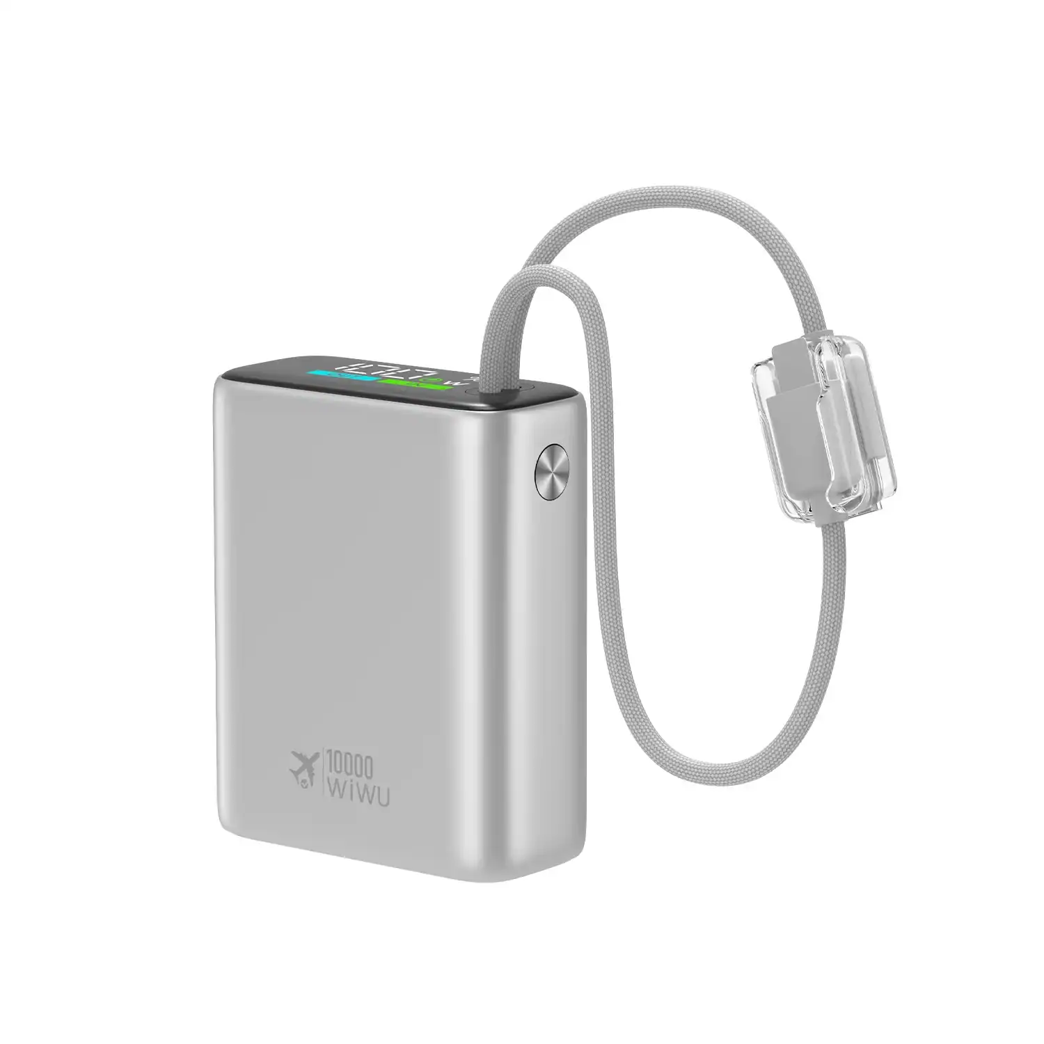 Pin dự phòng WIWU POWER PLUS T203ALF ( 10.000mAh | 22.5W | Tích hợp cáp C+ L | Chứng nhận CCC )