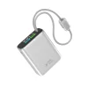 Pin dự phòng WIWU POWER PLUS T203ALF ( 10.000mAh | 22.5W | Tích hợp cáp C+ L | Chứng nhận CCC )