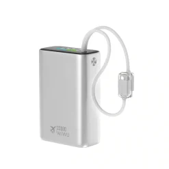 Pin dự phòng WIWU POWER PLUS WI-P092 ( 20.000mAh | 45W | Tích hợp cáp C+ L | Chứng nhận CCC )
