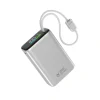 Pin dự phòng WIWU POWER PLUS WI-P092 ( 20.000mAh | 45W | Tích hợp cáp C+ L | Chứng nhận CCC )