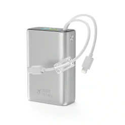 Pin dự phòng WIWU POWER PLUS WI-P092 ( 20.000mAh | 45W | Tích hợp cáp C+ L | Chứng nhận CCC )