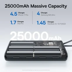 Pin dự phòng Baseus EnerFill FC41 ( 25.000mAh | 140W ) cho điện thoại laptop