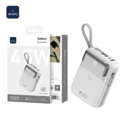 Pin dự phòng WiWU Galaxy Wi-P108 (35W, 20000mAh) cho điện thoại, máy tính bảng