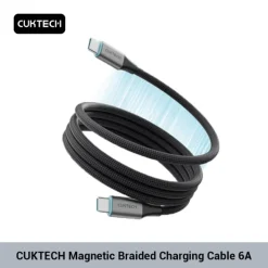 Cáp Sạc CUKTECH CMC610 C to C (100cm | 6A 240W | Từ tính )