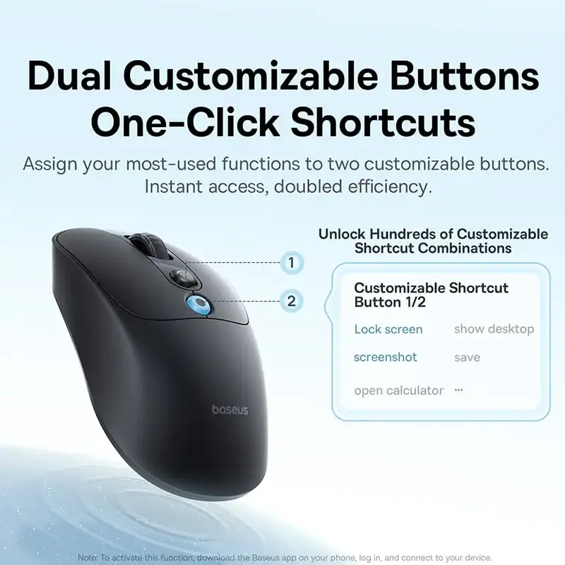 Chuột Không Dây Công Thái Học Baseus Editor EM2
