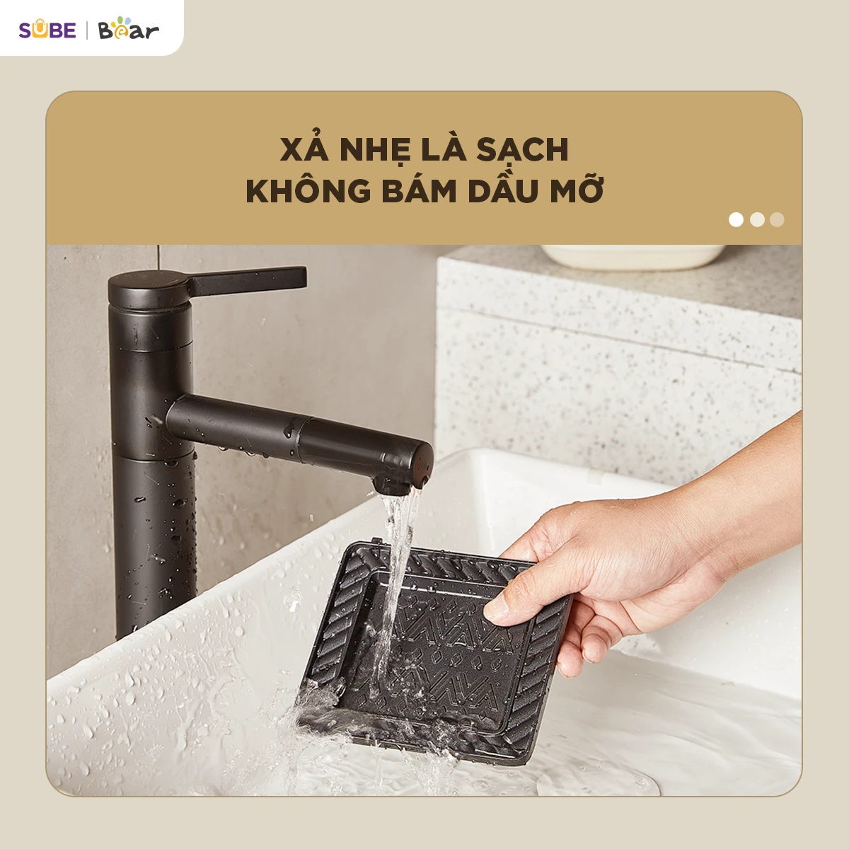 Máy nướng bánh 2 khay Bear SMA-5H07F55 ( 18 tháng BH)