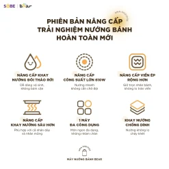 Máy nướng bánh 2 khay Bear SMA-5H07F55 ( 18 tháng BH)