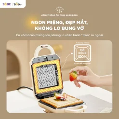 Máy nướng bánh 2 khay Bear SMA-5H07F55 ( 18 tháng BH)