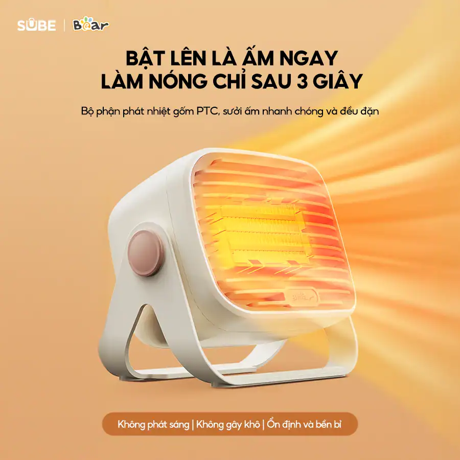 Máy sưởi Bear DNQ-E04Q1 (Bản Quốc Tế)